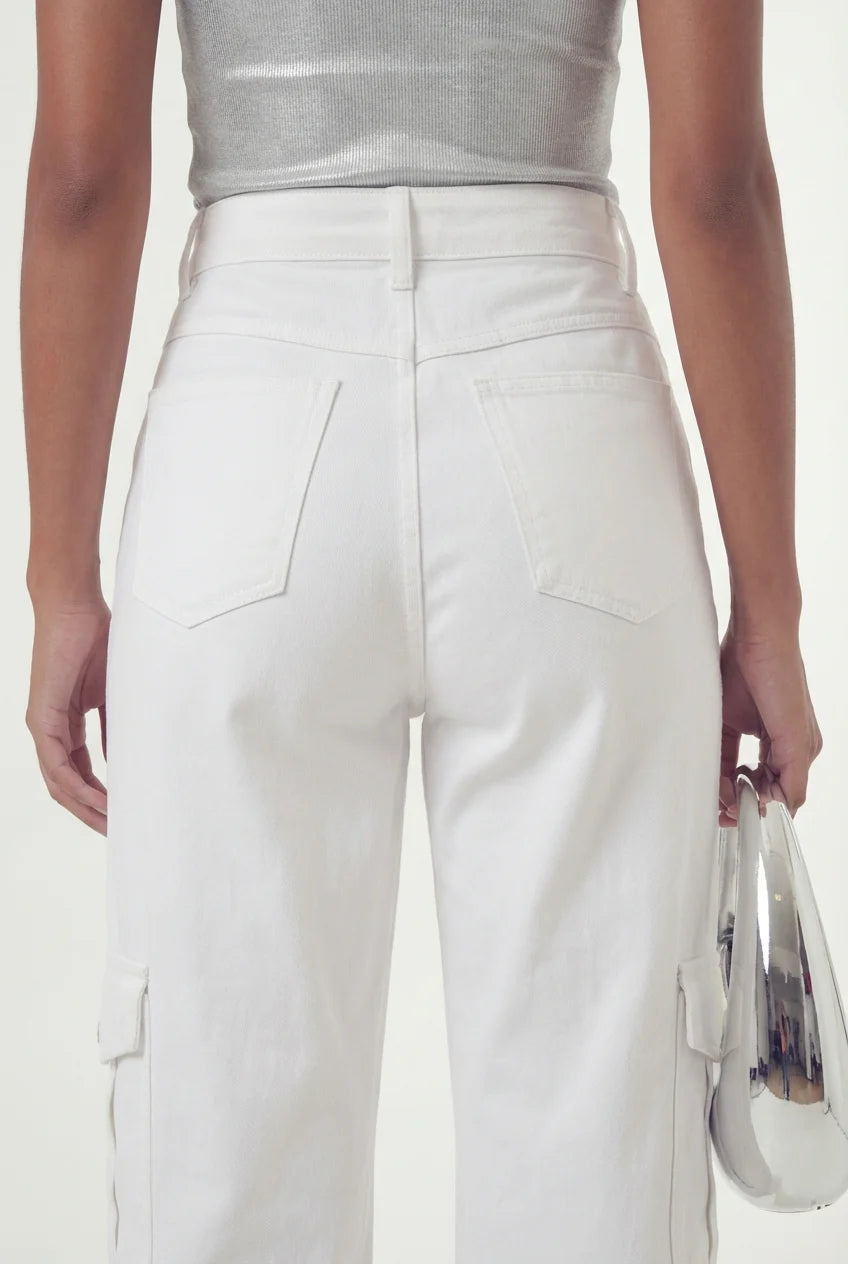 Calça Cargo Emmy Branco