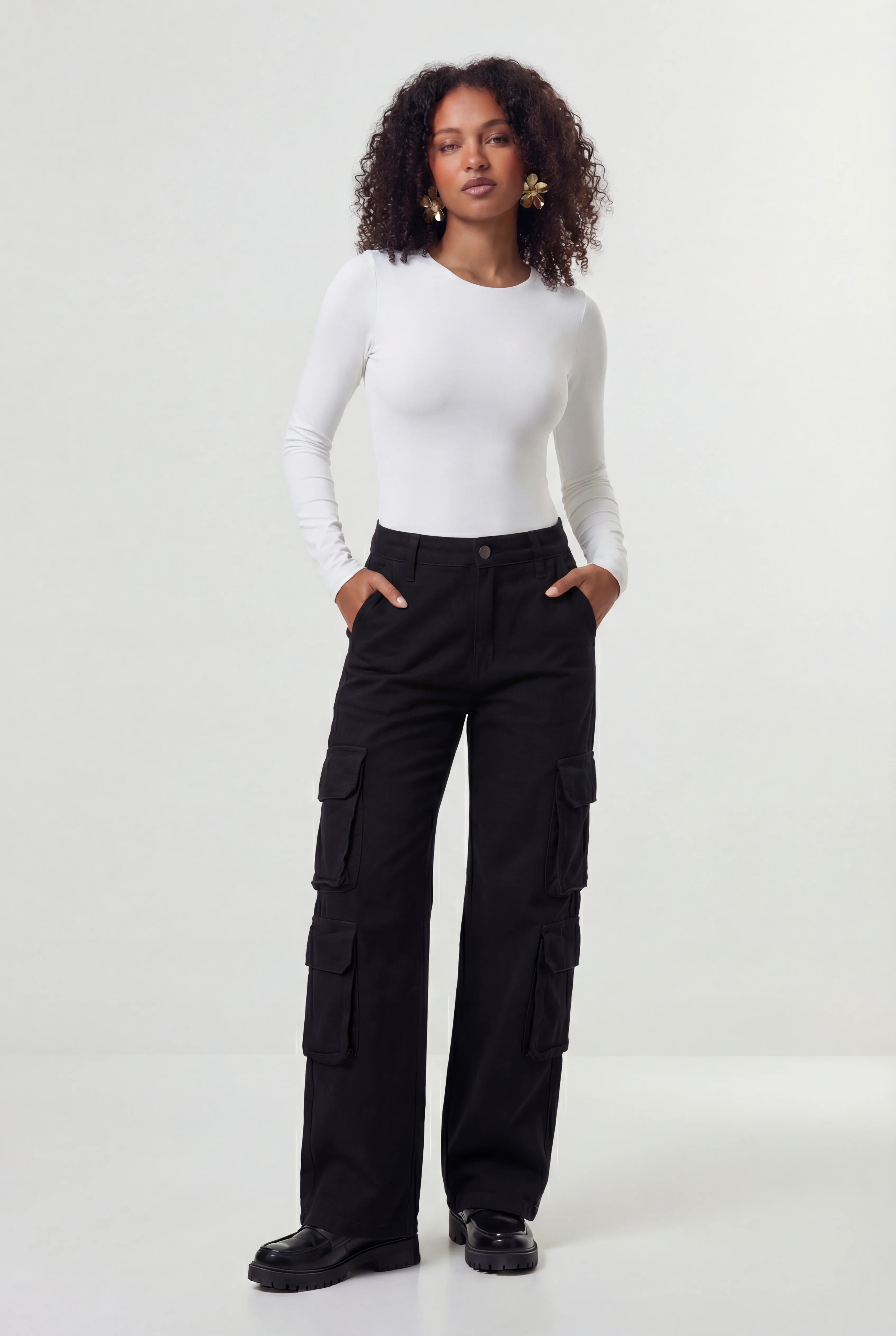 Calça Cargo Tatiana Preto