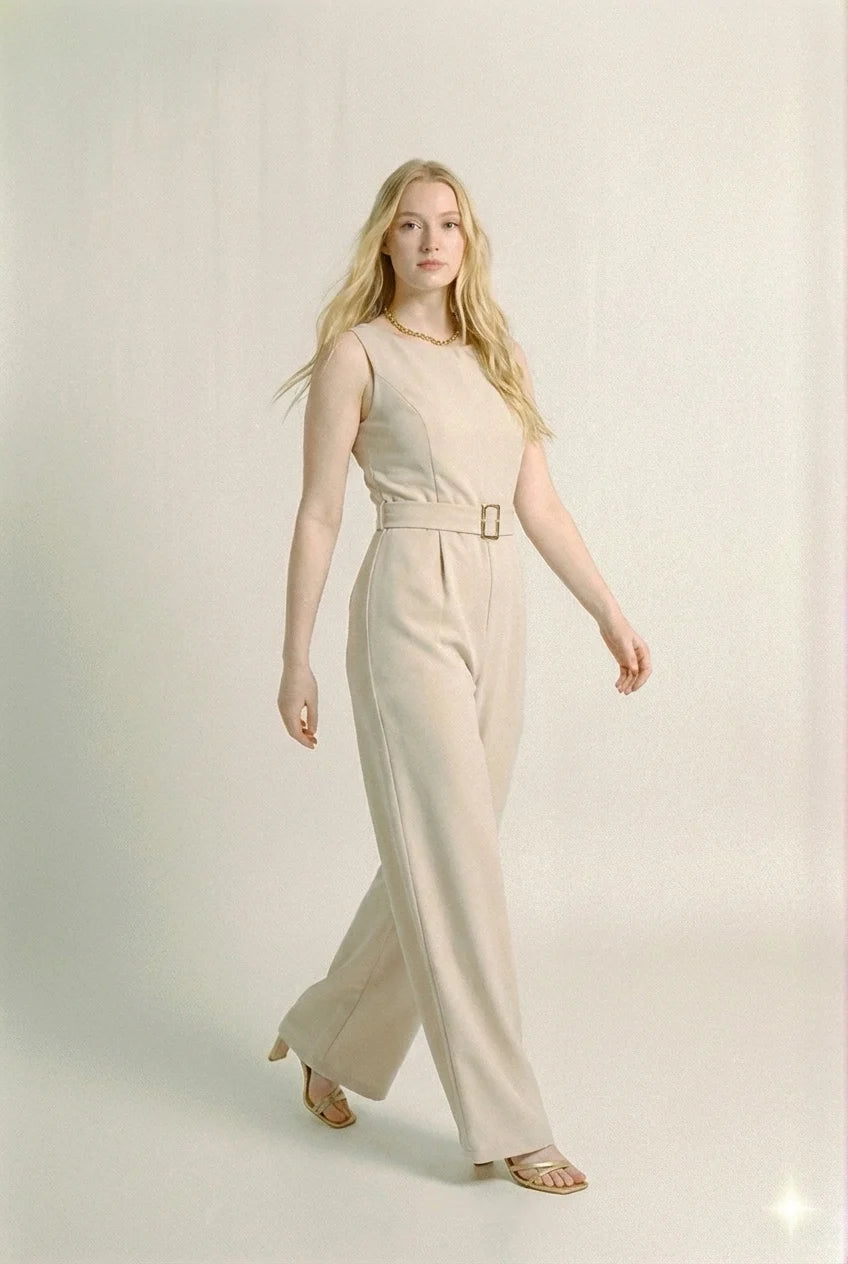 Macacão Luanna - Bege