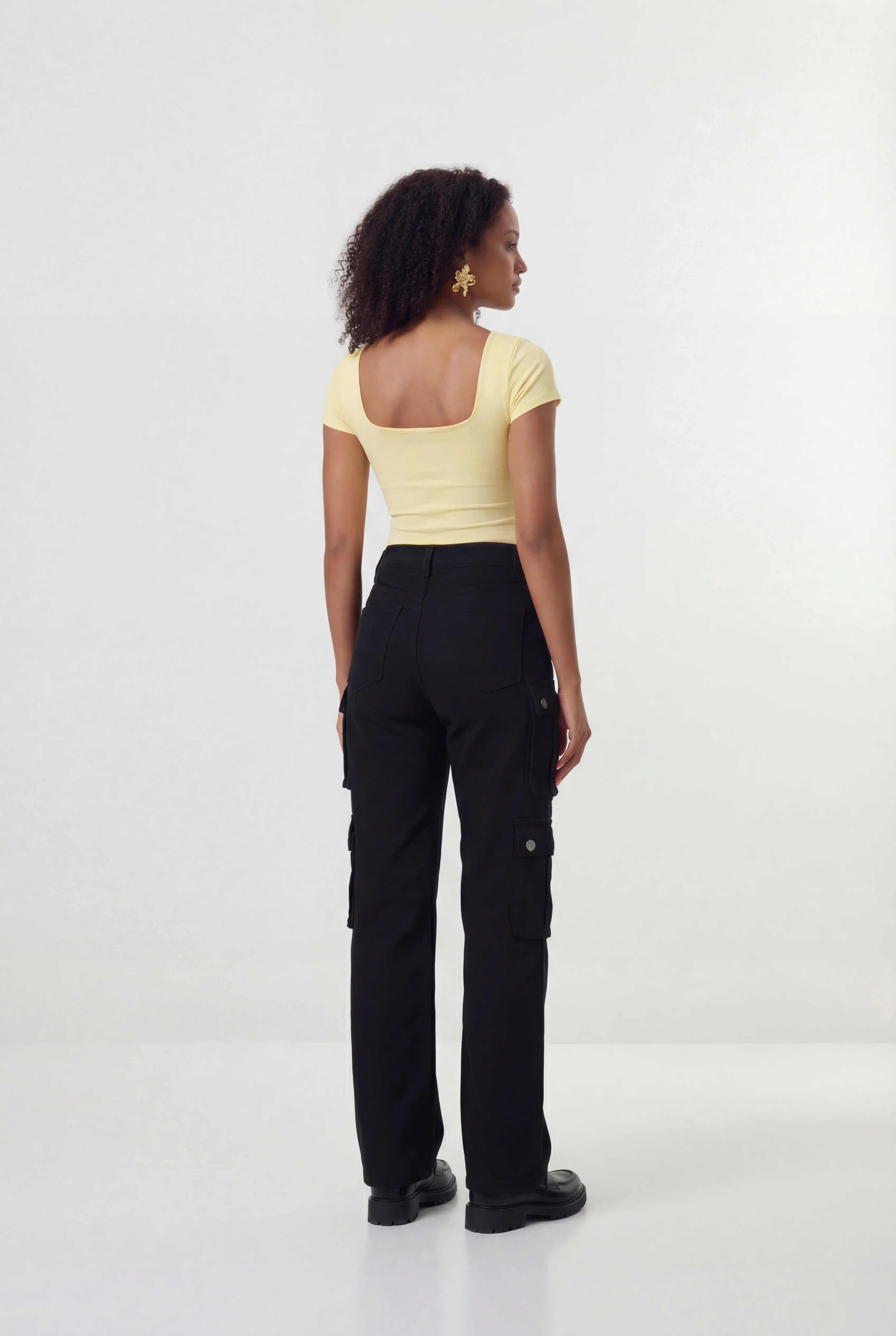 Calça Cargo Yara Preto