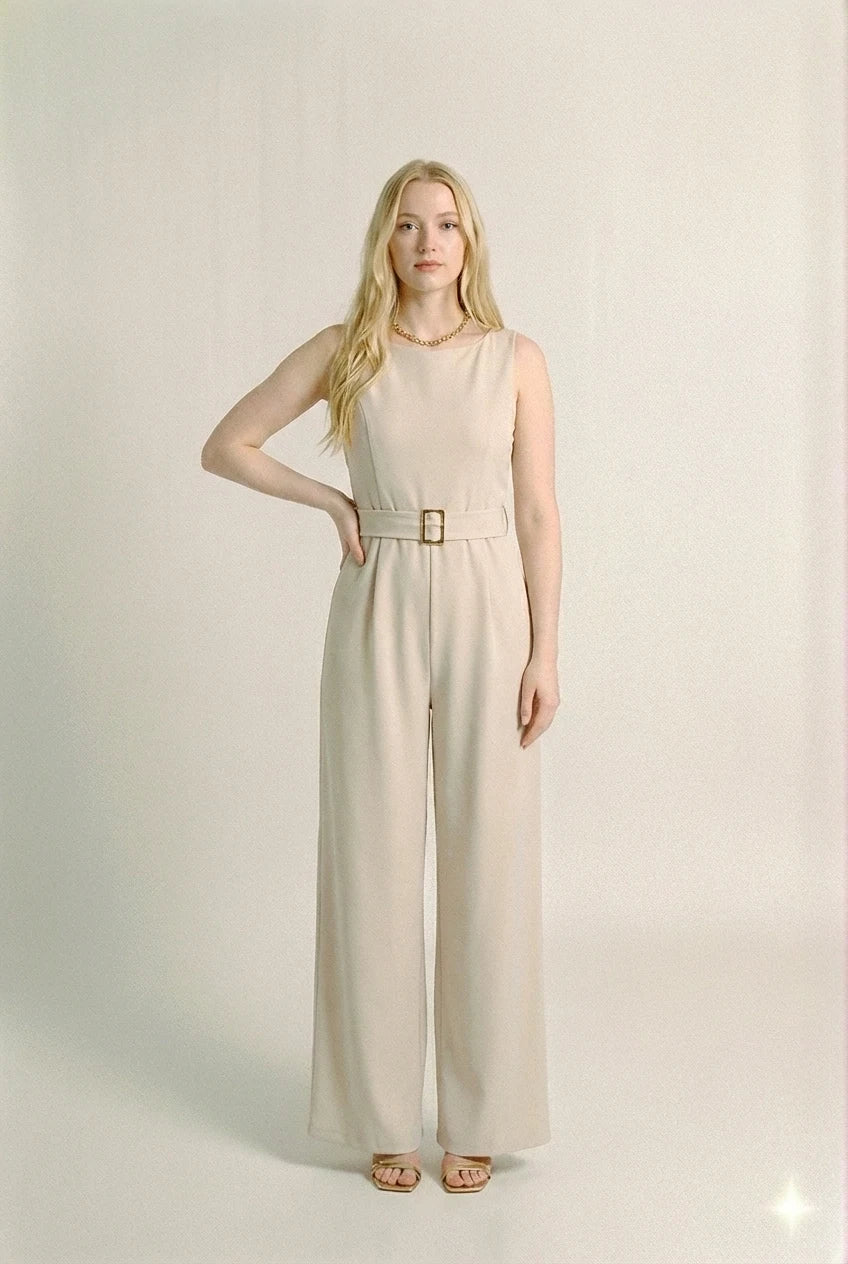 Macacão Luanna - Bege